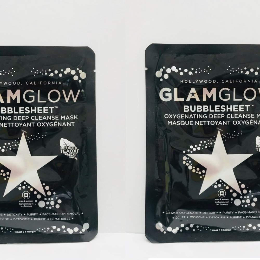 2 x Glamglow BubbleSheet Mask